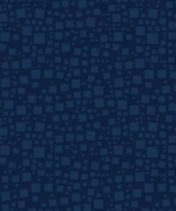 Tonal squares dark navy / Bernatex