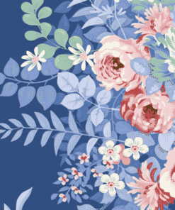 Something Blue / Whimsyflower night/ Tilda