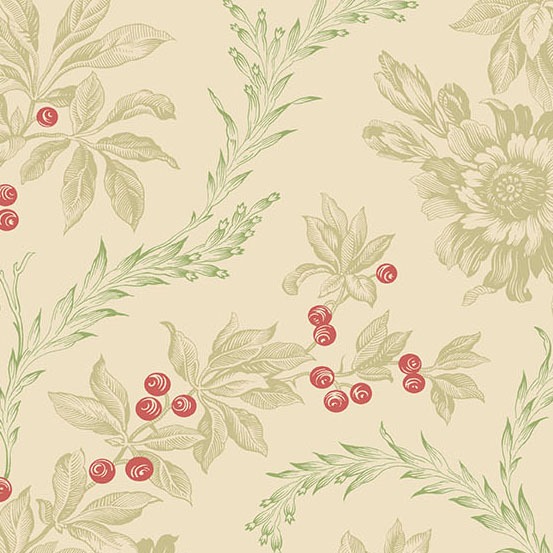 Jingle Bell/ Embroidery Holly / Edyta Sitar