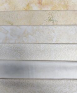 stoffenpakket / batikstoffen / Fat quarters / ecru beige