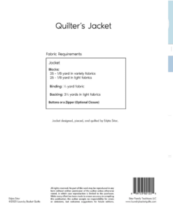 Quilter's Jacket / Edyta Sitar / Laundry Basket quilt - Afbeelding 2
